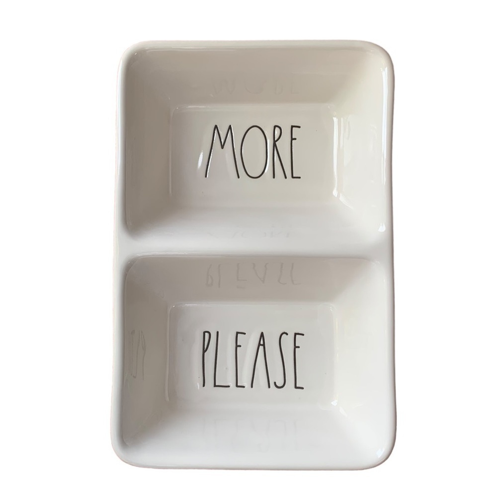 Rae Dunn Artisan Collection More Please Bowl Dish